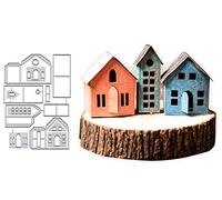 3D Handmade House Metal Die Cuts,Christmas House Door Cutting Dies Cut Stencils DIY Scrapbooking Photo Decorative Embossing Paper Dies for Scrapbooking Card Making