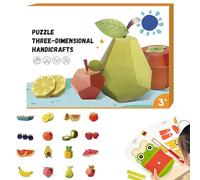 3D Handmade Origami Book, Easy Handmade Craft 3D Paper Models, Fun DIY Pre-Cut 3D Papers Art Model, Origami Kit for Crafts & Art (B-1)