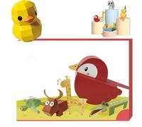3D Handmade Origami Book, Easy Handmade Craft 3D Paper Models, Preschool Origamis Tool, Fun DIY Origami Paper Craft Kit, Tool-Free Design, Moving Papers Crafts Book, Origamis Games (1PCS-B)