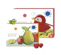 3D Handmade Origami Book, Fun DIY Pre-Cut 3D Paper Art Model, Moving Paper Craft Book, Easy Handmade Animal Figurine Sculpture, Tool-Free Design, Origamis Games, for Bookshelf Decor (A2)