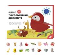3D Handmade Origami Book, Origami Kit for Crafts & Art, Fun DIY Pre-Cut 3D Paper Art Model, Easy Handmade Craft 3D Paper Models, Educational PaperMaking Kit Supplies for Boys and Girls (A-1)