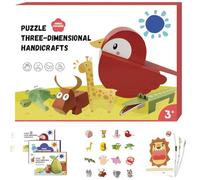 3D Handmade Origami Book, Origami Paper Set, Square Craft Patterned Papers, Origami-Papers Book kit for Kids, Folding Paper Art Crafts Kits, DIY Art and Craft Projects Activity (A, 1)