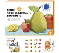 3D Handmade Origami Book, Origami Paper Set, Square Craft Patterned Papers, Origami-Papers Book kit for Kids, Folding Paper Art Crafts Kits, DIY Art and Craft Projects Activity (C, 1)