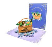 3D Happy Passover Greeting Card Set Handwriting Accessories for New Year Holiday Wedding Party Present Passover Greeting Cards