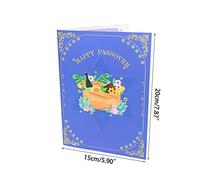 3D Happy Passover Greeting Card Set Invitation Blessing Accessory for New Year Wedding Party Card Supplies Passover Greeting Cards