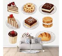 3D HD Printing Wallpapers Bread Desserts 200x140cm,Large Wall Mural,Murals Suitable for Bedroom, Living Room, Children's Room, Home Decoration,TV Background Wall