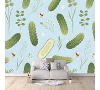 3D HD Printing Wallpapers Cartoon Bitter Melon 300x210cm,Large Wall Mural,Murals Suitable for Bedroom, Living Room, Children's Room, Home Decoration,TV Background Wall