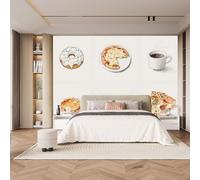 3D HD Printing Wallpapers Cartoon Pizza 200x140cm,Large Wall Mural Donut Avocado,Murals Suitable for Bedroom, Living Room, Children's Room, Home Decoration,TV Background Wall