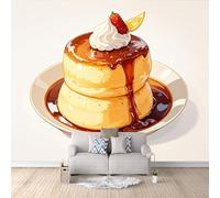 3D HD Printing Wallpapers Desserts 200x140cm,Large Wall Mural,Murals Suitable for Bedroom, Living Room, Children's Room, Home Decoration,TV Background Wall