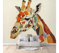 3D HD Printing Wallpapers Giraffe 400x280cm,Large Wall Mural Abstract,Murals Suitable for Bedroom, Living Room, Children's Room, Home Decoration,TV Background Wall