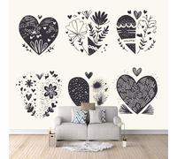3D HD Printing Wallpapers Love Pattern 200x140cm,Large Wall Mural Abstract Love Heart,Murals Suitable for Bedroom, Living Room, Children's Room, Home Decoration,TV Background Wall