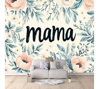 3D HD Printing Wallpapers Mama 300x210cm,Large Wall Mural Tropical Flowers,Murals Suitable for Bedroom, Living Room, Children's Room, Home Decoration,TV Background Wall