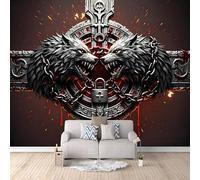 3D HD Printing Wallpapers Wolf Chains 300x210cm,Large Wall Mural Norse Mythology,Murals Suitable for Bedroom, Living Room, Children's Room, Home Decoration,TV Background Wall