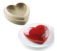 Silikomart Heart-shaped Silicone Mold 20.5 x 19.8 H 6.3 cm