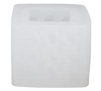 3D Heart Cube Aromatherapy Candle Silicone Mold, Food Grade Bubble Cube Candle Mold, High Temperature Heart Shaped Mold for DIY Candles, Perfect for Weddings Anniversarie (Large Size 1.69 X 9.06in)