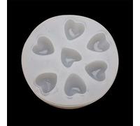 3D Heart Shape Pendant Epoxy Resin Silicone Mold Jewelry Making Soap Wax Chocolate Molds Craft Tools Molds Silicone