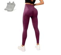 3D High-Waisted Anti-Cellulite Leggings for Women, Butt Lift and Firms Skin (R,L)