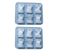 3D Highland Cow Ice Cube Tray,Silicone Animal Ice Mold for Whiskey & Cocktails, Funny Slow Melting Ice Maker, Mold for Chocolate Soap, for Drinks, Parties, Bar, Birthday & Gift (2pcs)