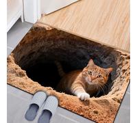 3D Hole Rug, 2026 New Optical Illusion Rug, Rugs That Looks Like A Holes, Carpet Bottomless Holes Optical Illusion Area Rugs, Non-Slip Visual Doormat, For Indoor & Outdoor Entrance Décor (D, 50*80cm)