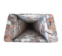 3D Hole Rug - Abstract Non Slip | 3D Hole Optical Illusion Area Rug | for Study Guesthouse Entrance Sofa Side Dorm Apartment Family Gathering Housewarming