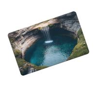 3D Hole Rug, Bottomless Illusion Mat, Non-Slip Door Mat with Absorbent Surfaces, Soft 3D Carpet Quick Drying, Home Decor Accent with Visual Depth, Entryway Mats for Hallway Bathroom Dorm Workplace