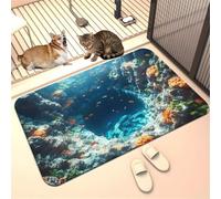 3D Hole Rug, Rugs That Look Like A Hole, 3dhole Illusion Rug, Trap Optical Illusion Bottomless Non-slip Doormat for Door Entrance, Bathroom, Stairs, Playroom (Style19,1'11" x 1'4" (Flower))