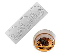 3D Hollow Leaf Fondant Lace Mold Multi Leaves Flower Candy Mold Chocolate Sugar Craft Cake Decoration Cupcake Top (E Pavilion_10.68 * 3.8 * 0.12inch)