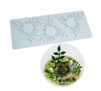 3D Hollow Leaf Fondant Lace Mold Multi Leaves Flower Candy Mold Chocolate Sugar Craft Cake Decoration Cupcake Top (Flower_30.7 x 12.5 x 0.3 cm)