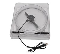 3D Hologram Fan, 14cm 128 LED Holographic Projector with 170° Viewing Angle, 2000x128 Resolution App Control 3D LED Fan Display for Business, Store Shop, Party