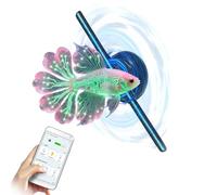 3D Hologram Fan, 16.5 Inch LED Display with High Resolution 576 LEDs, WiFi & App Control for Advertising and Exhibitions