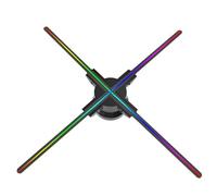 3D Hologram Fan, 23.62" 3D Hologram Fan Video Advertising Projector Holographic Imaging Lamp support Images and video for Bar,Casino,Party