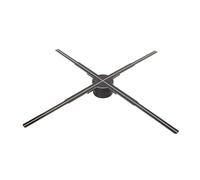3D Hologram Fan 24.2in HD 722 LED Support Phone APP PC WiFi Holographic Advertising Display With Remote 100-240V