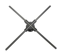 3D Hologram Fan 25.6 Inch,3D Holographic Fan with WiFi and Bluetooth,768 Highlight LEDs and 2500 cd/m² Brightness,1500 Free 3D Video, 3D Holographic Projector for Store Display,Events,Exhibition