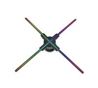 3D Hologram Fan, 39.37inch 3d Fan Hologram Projector Advertising Logo Light Easily Control Floating Art Decorative Holo Graphic for Bar,Casino,Party