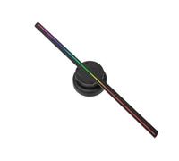 3D Hologram Fan, 3D Hologram Fan Advertising Projector Wifi Led Sign Holographic Lamp Remote Support Images And Video for Bar,Casino,Party(T40 Normal)