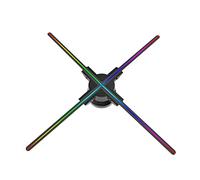 3D Hologram fan,3D Hologram Projector, 39.37inch 3d Fan Hologram Projector 3d Display Advertising Logo Light Easily Control Floating Art Decorative Holo Graphic for Business Store Signs,Bar,Casino,Par