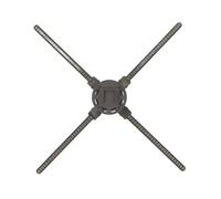 3D Hologram Fan, 3D Holographic Advertising Machine 2000x720 720 LEDs 4 Leaves And Play Adjustable 3D Hologram Fan