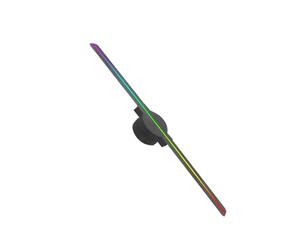 3D hologram fan, 3D Holographic Floating Projection LED Fan Advertising Machine Aerial Imaging Advertising Machine 42cm Naked Eye Display