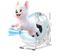 3D Hologram Fan, 4.7'' 3D Holographic Display with Clear Cover Spinner, Perfect for Birthday Parties,Halloween,Christmas,Thanksgiving,Easter