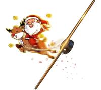 3D Hologram Fan 42CM Holographic Projector Advertising Display Light HD for Stores Bars Party Xmas