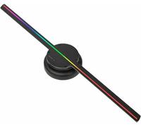 3d Hologram Fan, 45CM, 352 LED Beads, Naked Eye 3D Holographic Projection Suspended Projector, Christmas Holographic Projector