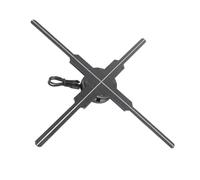 3D Hologram Fan, 45cm 4 Blades Holographic Projector, Video Advertising Display with 512LED 8GB Memory Card for Party Bar For Halloween,Christmas