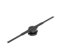 3D Hologram Fan, 45cm Holographic Projector Advertising Lamp Removable Fan Blades Support Image & Video Uploading & PC Phone APP Remote Control