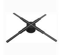 3D Hologram Fan,50/56/65cm 3D Hologram LED Fan Projector with Lamp Bead,WiFi Display Advertising Logo Light,Three-Dimensional Projectors,Vivid Visuals for the Shop(56cm)