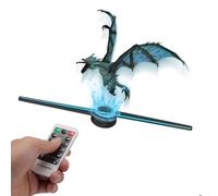 3D Hologram Fan, 50cm 3D Hologram Projector HD LED Advertising Display, Hologram Fan with Remote Bluetooth WiFi and 8G Memory Card for Business, Bar,Halloween Christmas Tree (UK