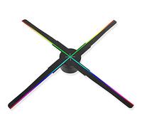 3d Hologram Fan 52 Cm Wifi Fan Holographic Projector 3d LED Sign Advertising Machine Built-in 8G Memory 552 Lamp Beads Support MP4/JPG Christmas Holographic Projector