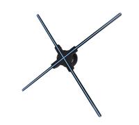 3D Hologram Fan 65cm High Resolution Brightness Led For Advertising