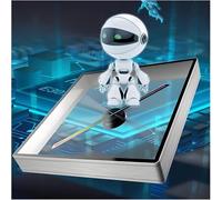 3D Hologram Fan, Advertising Display Holographic Video WiFi Projector with 576 LED Beads, Support APP+Remote+Bluetooth Audio+Splicing 65CM