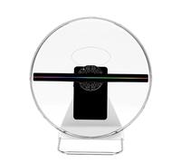 3D Hologram Fan Aerial Projection Advertising Machine for Desktop Use with Rotating Screen and Stereo Imaging