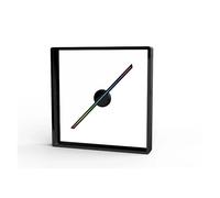 3D Hologram Fan Display LED Light Beads Naked Eye Holographic Imaging Player(45cm set Black)